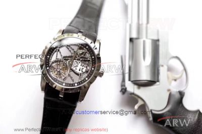 Perfect Replica JB Factory Swiss Roger Dubuis Excalibur 46 Tourbillon RDDBEX0393